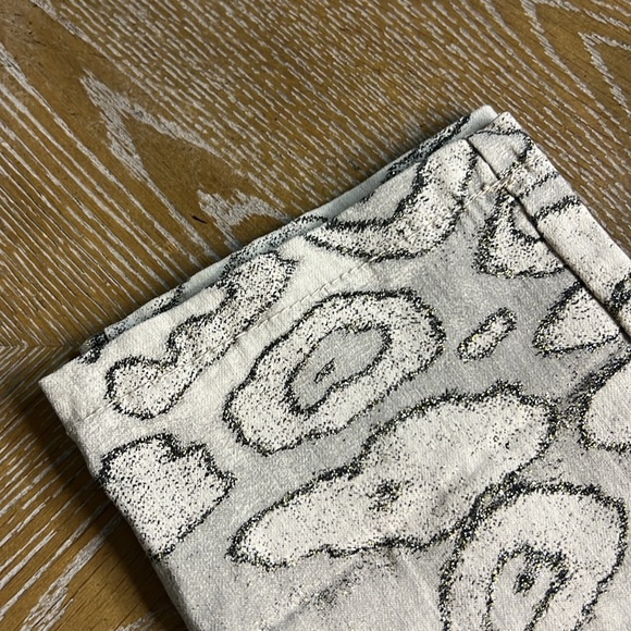 BRAND BAZAR Shimmer Animal Print Pant M - Picture 8 of 10